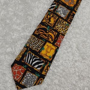 Vintage R.M Style Mens Tie "In The Bush"